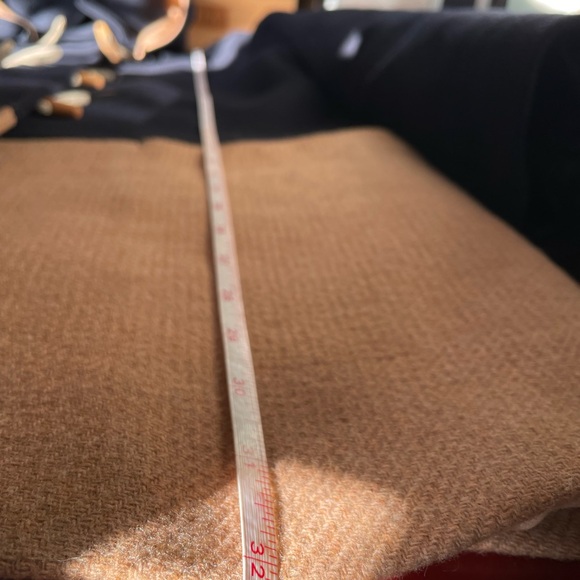 Saint James Navy and Camel Color-block Wool Coat Size EU 42 /CAD 12 NWT - Picture 14 of 16